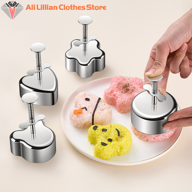 Rice Ball Mold - Stainless Steel Sushi Molds Rice Ball