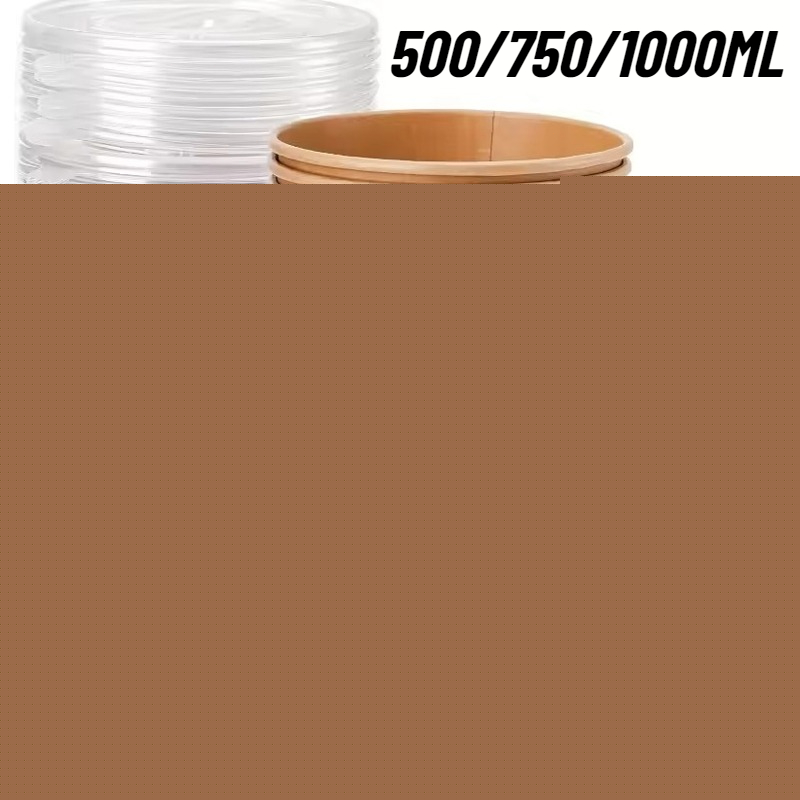 Meal Prep Noodles - 10/20PCS Kraft Paper Round Bowls Disposable