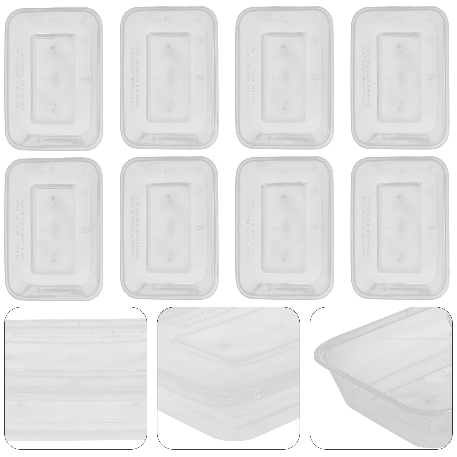 Meal Prep Ideas - 25Pcs Transparent Meal Prep Containers Microwave