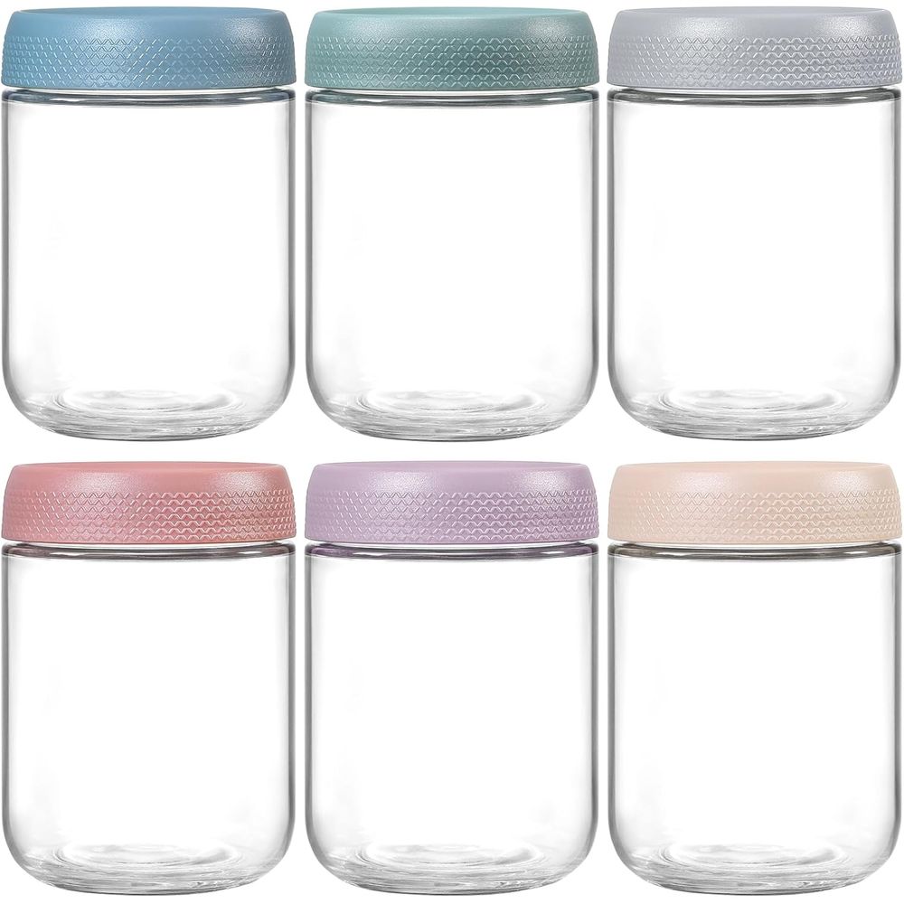 Overnight Oat Jar - 6-pack 16 oz Overnight Oats Containers