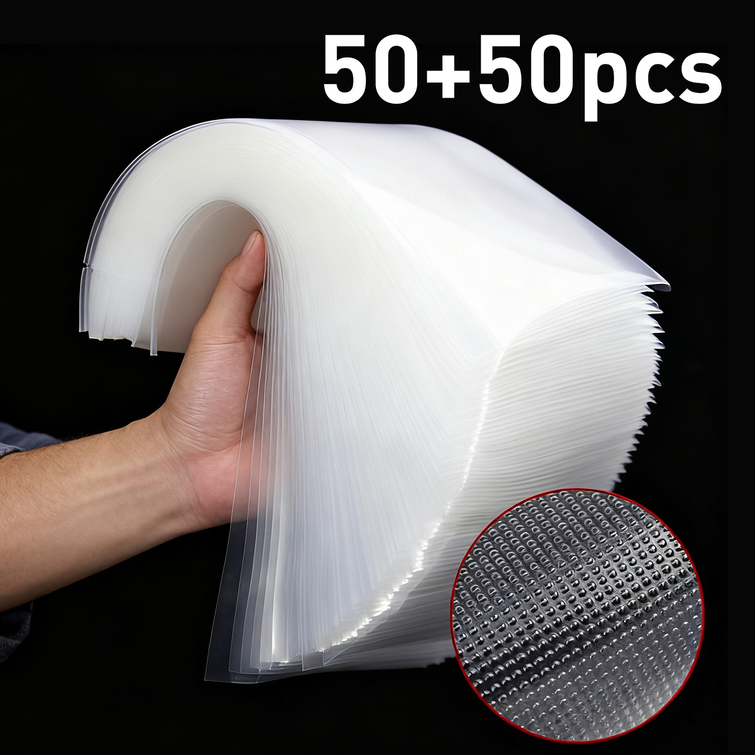 Meal Prep Vacuum Seal Containers - 50Pcs + 50Pcs Vacuum Sealer Bags
