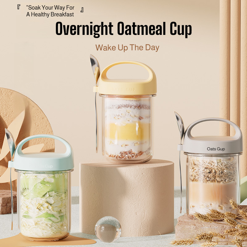 Meal Prep Ideas - Portable Breakfast Cup Safe Leak-proof Fitness