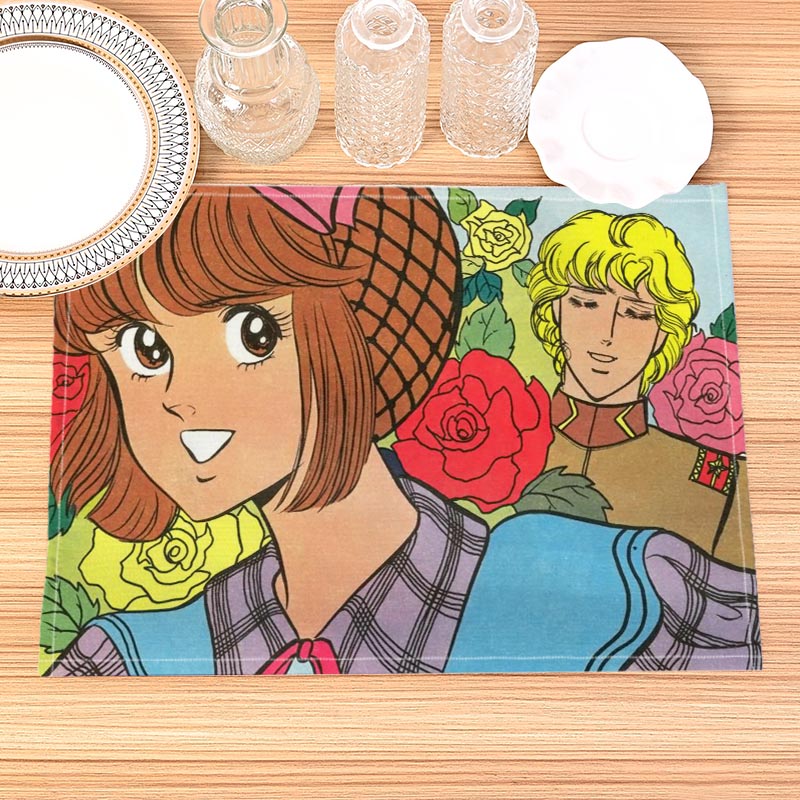 Haikarasan Ga Toru Print Linen - مراجعة Food Prep Mat وسعره