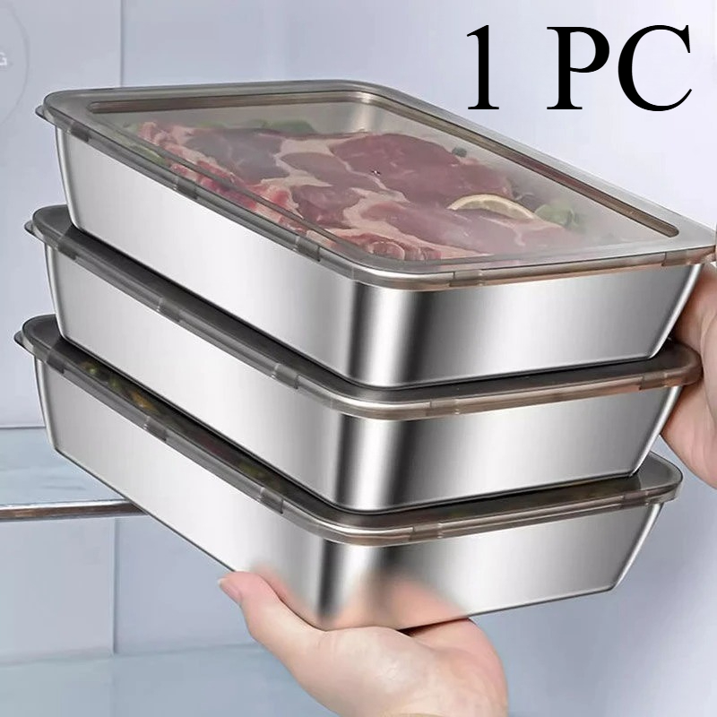 1Pc Stainless Steel Food Stora - مراجعة Meal Prep Noodles وسعره