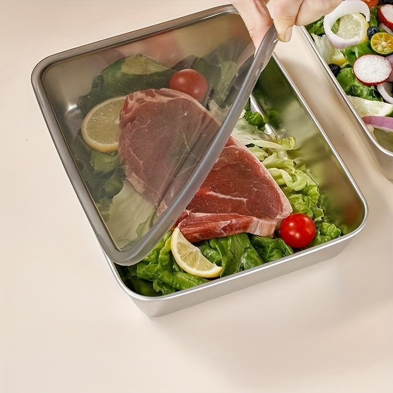 1Pc Stainless Steel Food Stora - مراجعة Meal Prep Noodles وسعره
