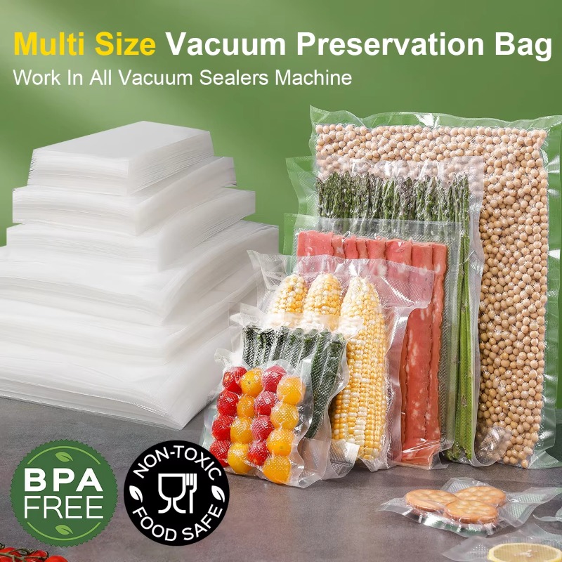 100pcs Vacuum Sealer Bags for  - مراجعة Meal Prep Vacuum Seal Containers وسعره