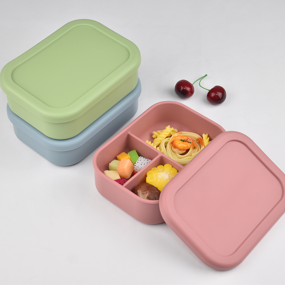 3-Compartment Food Grade Silic - مراجعة Meal Prep Ideas وسعره