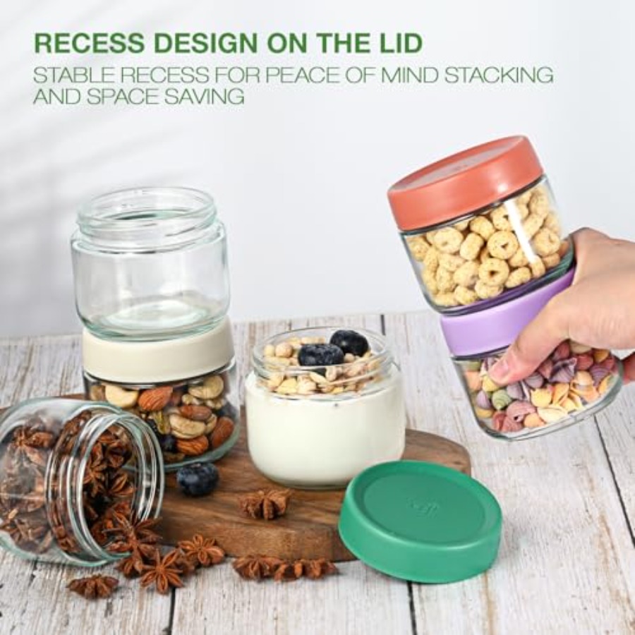 Hoa Kinh Overnight Oats Jars w - مراجعة Overnight Oat Jar وسعره