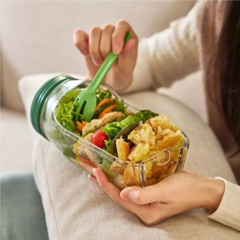 2026 New Portable Plastic Sala - مراجعة Meal Prep Ideas وسعره