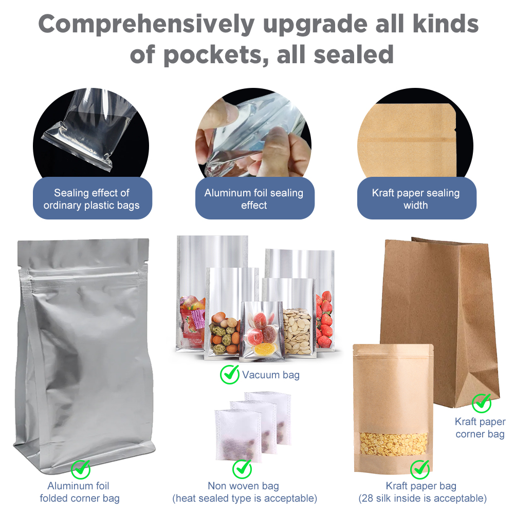 Impulse Sealer Machine Kitchen - مراجعة Meal Prep Vacuum Seal Containers وسعره