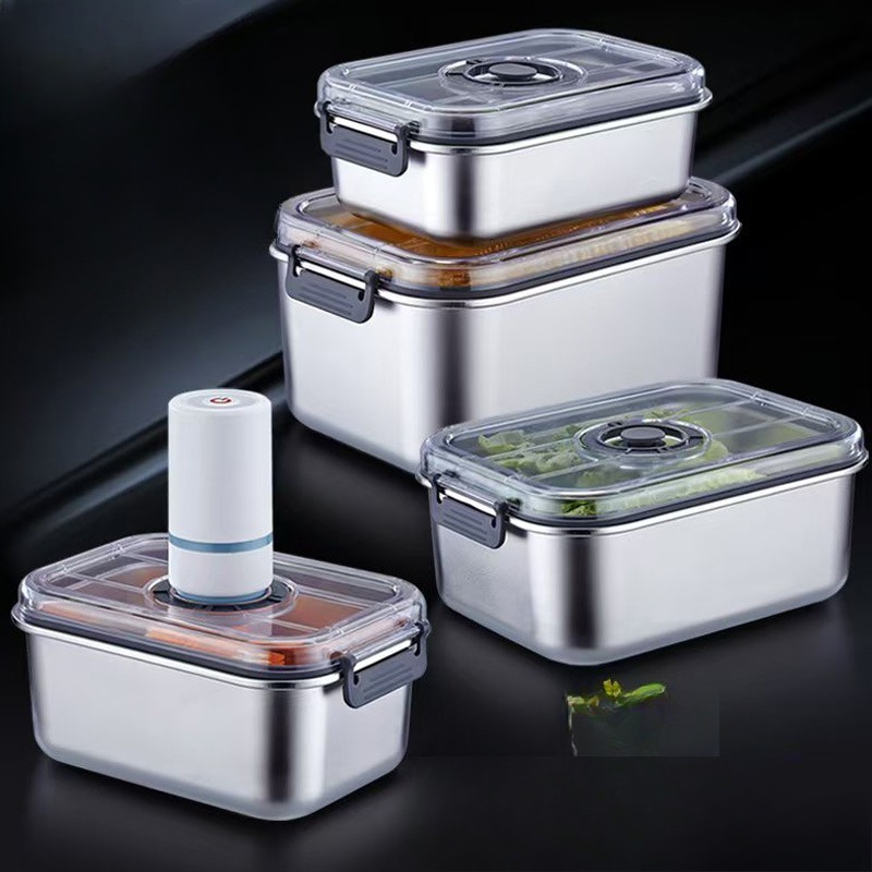 Stainless Steel Vacuum Food Co - مراجعة Meal Prep Vacuum Seal Containers وسعره