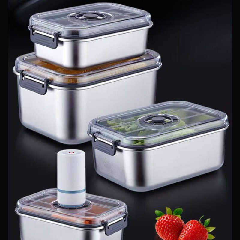 Stainless Steel Vacuum Food Co - مراجعة Meal Prep Vacuum Seal Containers وسعره