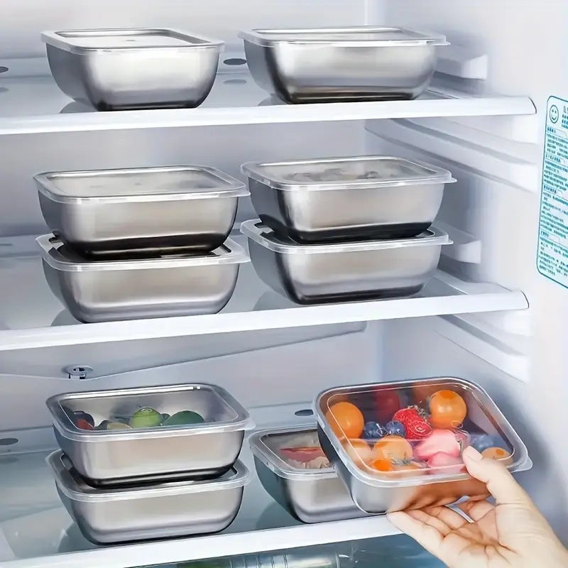 5-Piece Stainless Steel Food S - مراجعة Meal Prep Ideas وسعره