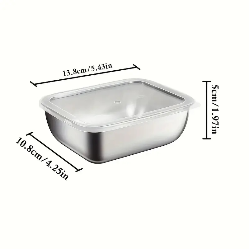 5-Piece Stainless Steel Food S - مراجعة Meal Prep Ideas وسعره