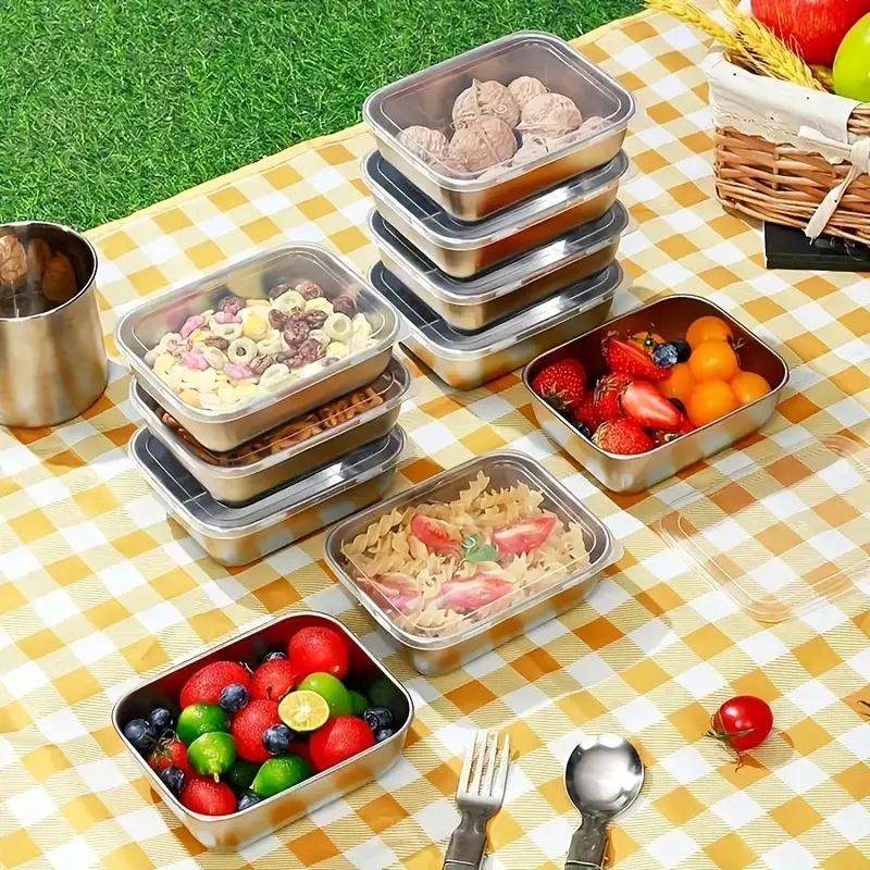 5-Piece Stainless Steel Food S - مراجعة Meal Prep Ideas وسعره