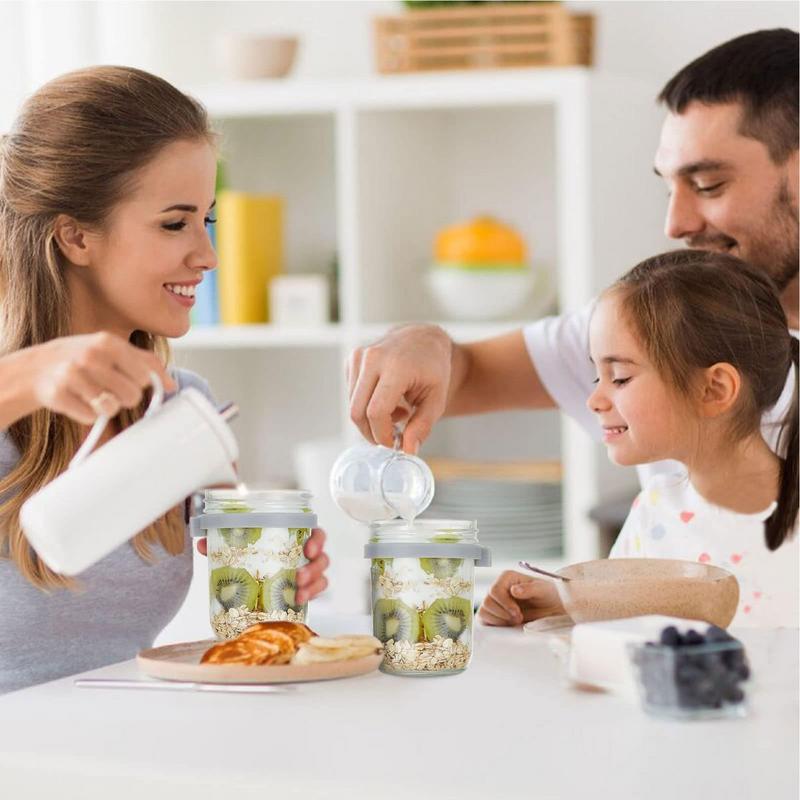 600ml Large Capacity Overnight - مراجعة Overnight Oat Jar وسعره