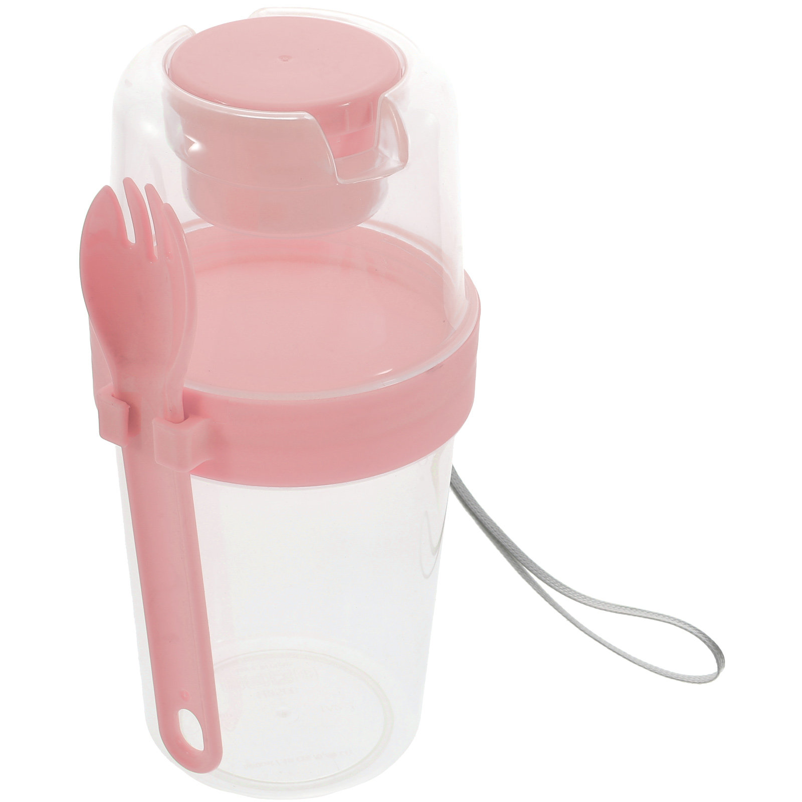 1Set Double-Layer Portable Sal - مراجعة Overnight Oat Jar وسعره