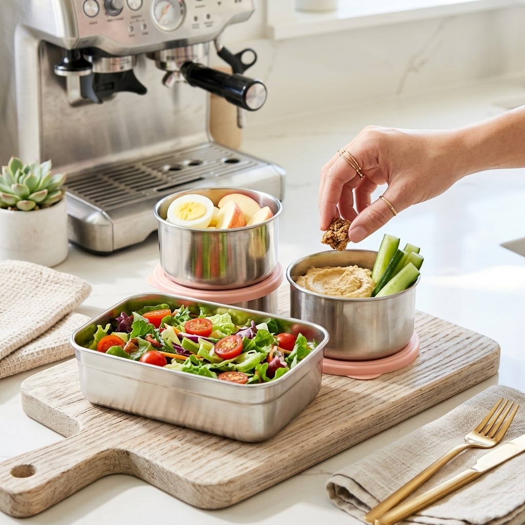 Microwave Safe 304 Stainless S - مراجعة Meal Prep Ideas وسعره