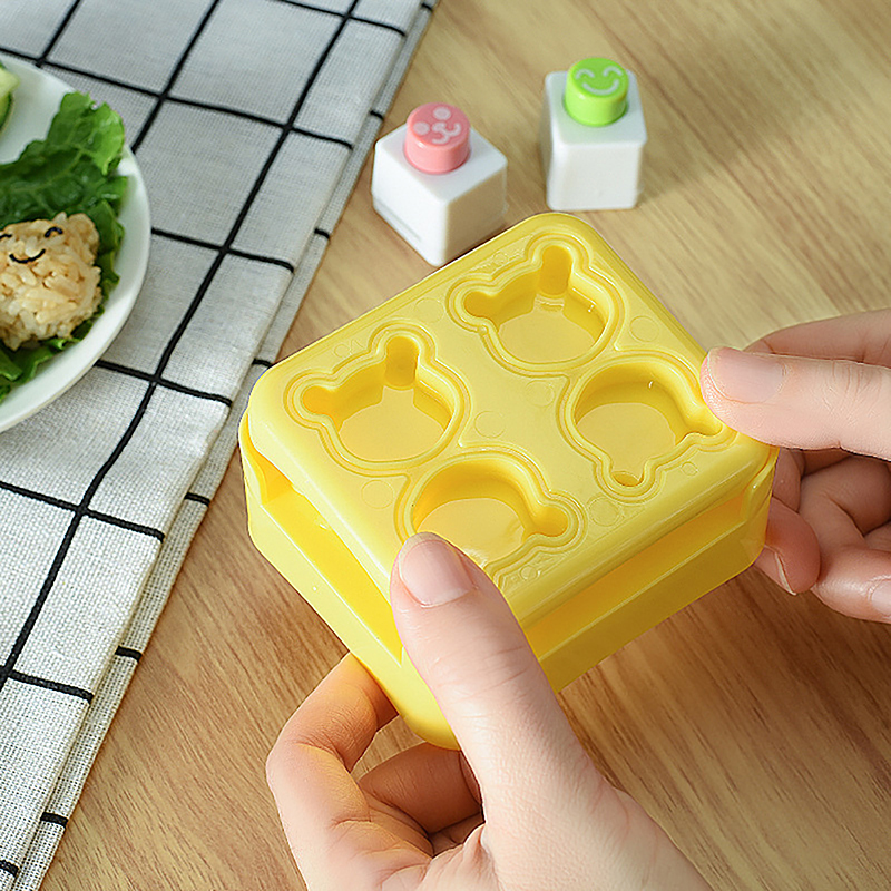 Cartoon Mini Bear Rice Ball Mo - مراجعة Rice Ball Mold وسعره