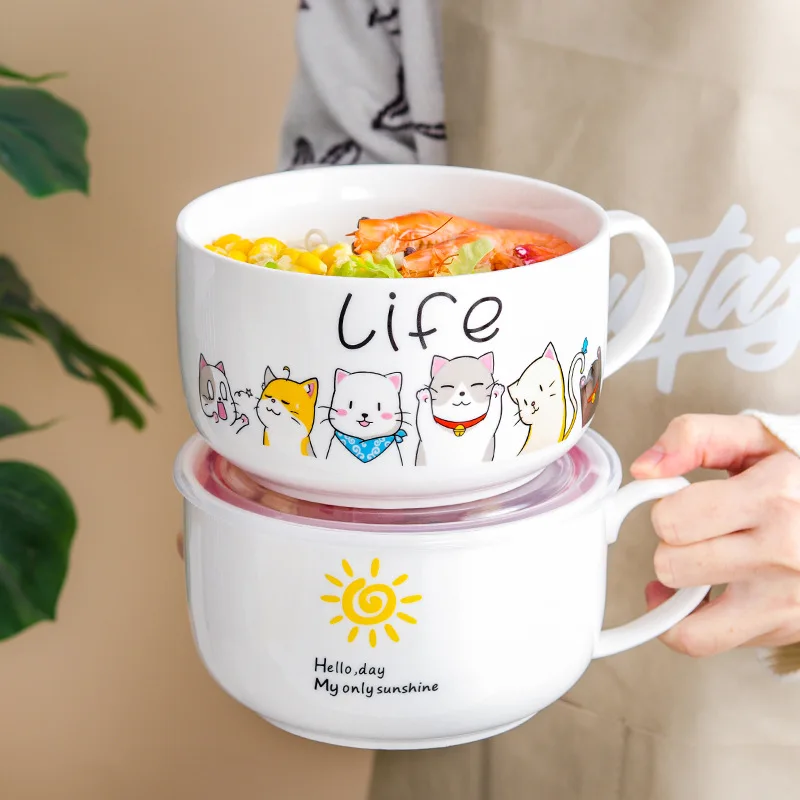 Cartoon Ceramic Instant Noodle - مراجعة Meal Prep Noodles وسعره