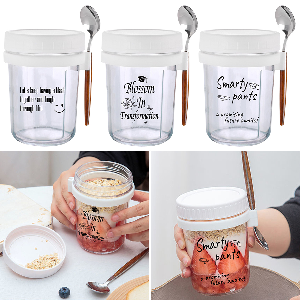 Overnight Oats Container 12 Oz - مراجعة Overnight Oat Jar وسعره