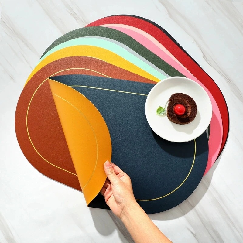 Table Leather Placemats, Heat  - مراجعة Food Prep Mat وسعره