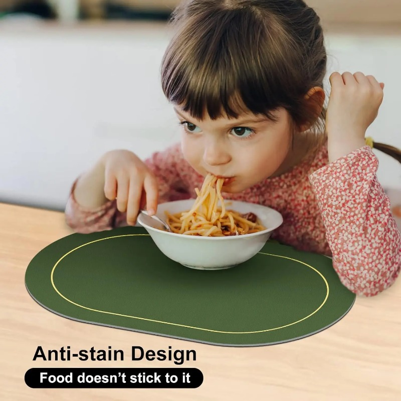 Table Leather Placemats, Heat  - مراجعة Food Prep Mat وسعره