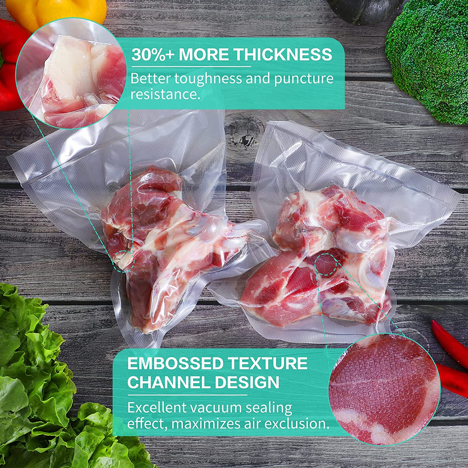 Kitchen Bags For Vacuum Food V - مراجعة Meal Prep Vacuum Seal Containers وسعره