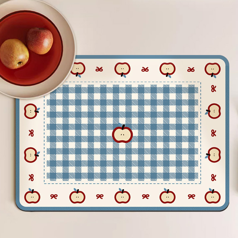 ute Apple Pattern Drying Mat F - مراجعة Meal Prep Format وسعره