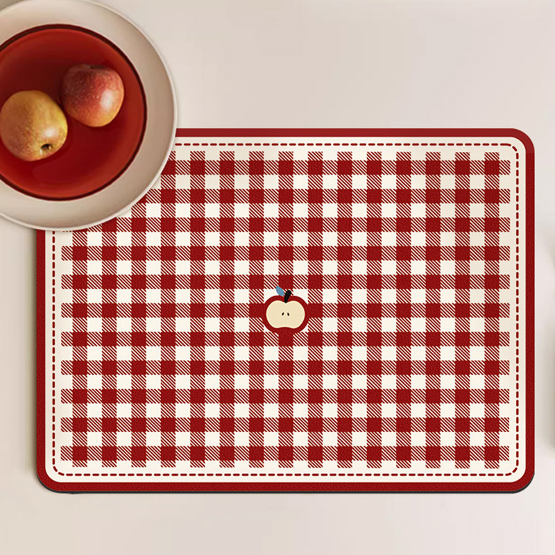 ute Apple Pattern Drying Mat F - مراجعة Meal Prep Format وسعره