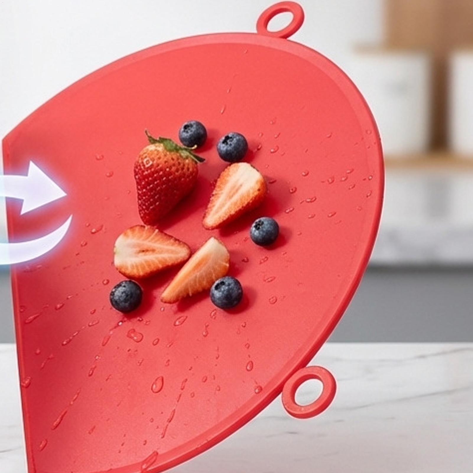 Cutting Board Silicone D-Shape - مراجعة Food Prep Mat وسعره