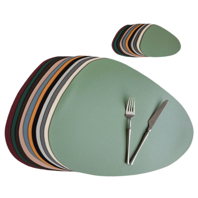 1/6/10sets Dining Table Placem - مراجعة Food Prep Mat وسعره