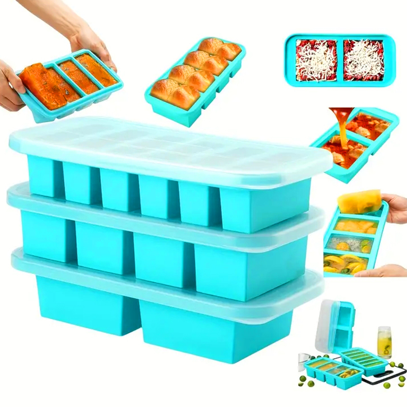 2 or 3-piece Silicone Freezer  - مراجعة Meal Prep Ideas وسعره