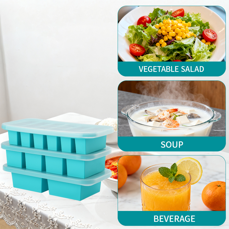 2 or 3-piece Silicone Freezer  - مراجعة Meal Prep Ideas وسعره