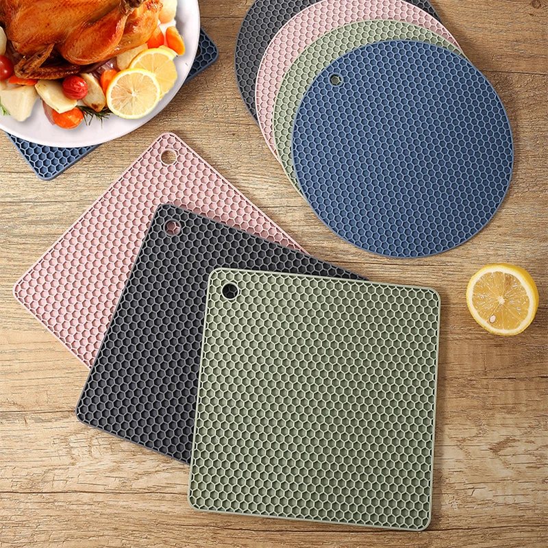 Silicone 1PCS Honeycomb Placem - مراجعة Food Prep Mat وسعره