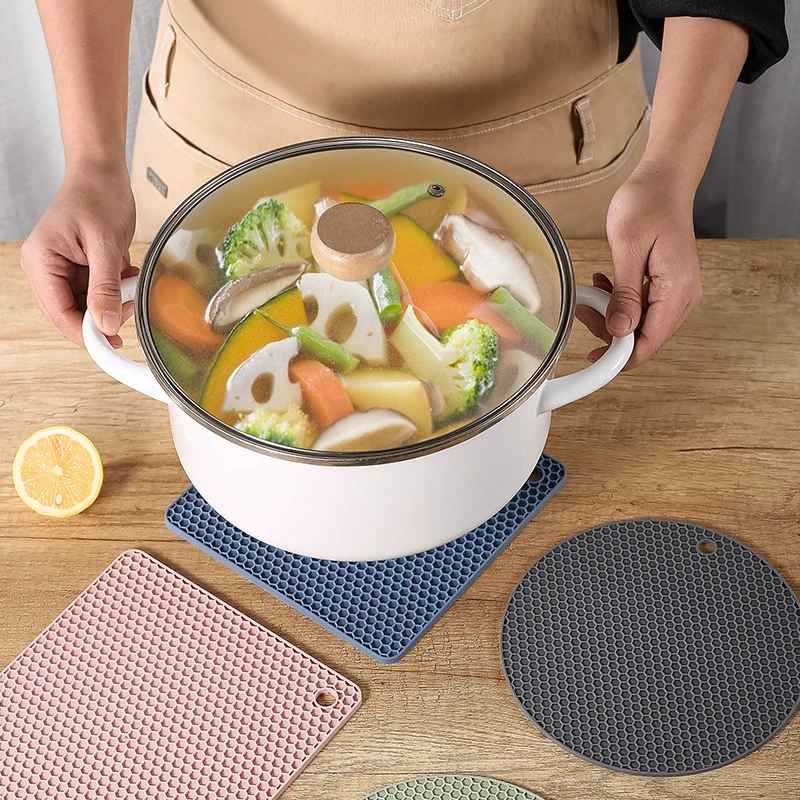 Silicone 1PCS Honeycomb Placem - مراجعة Food Prep Mat وسعره