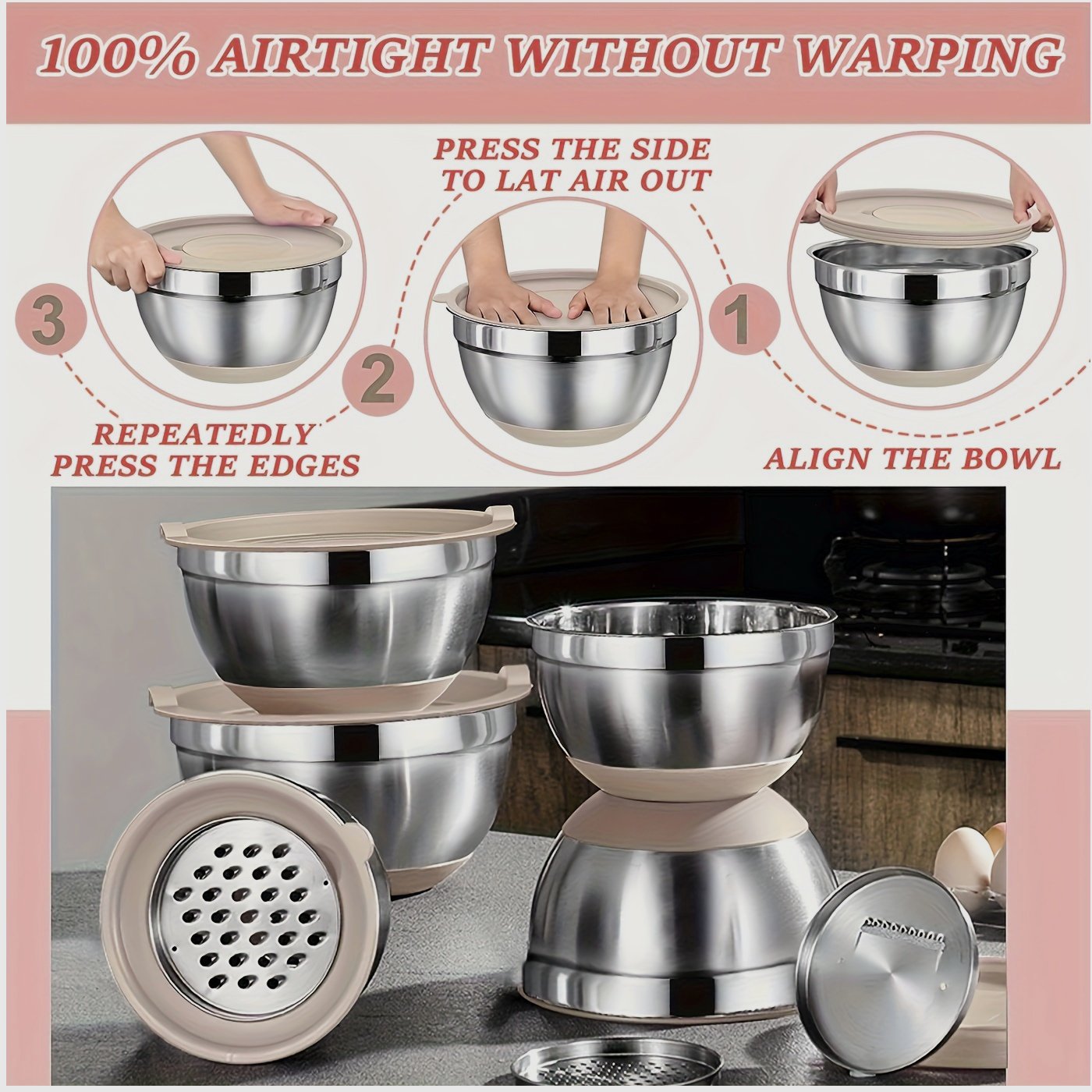 Stylish Stainless Steel Mixing - مراجعة Meal Prep Noodles وسعره