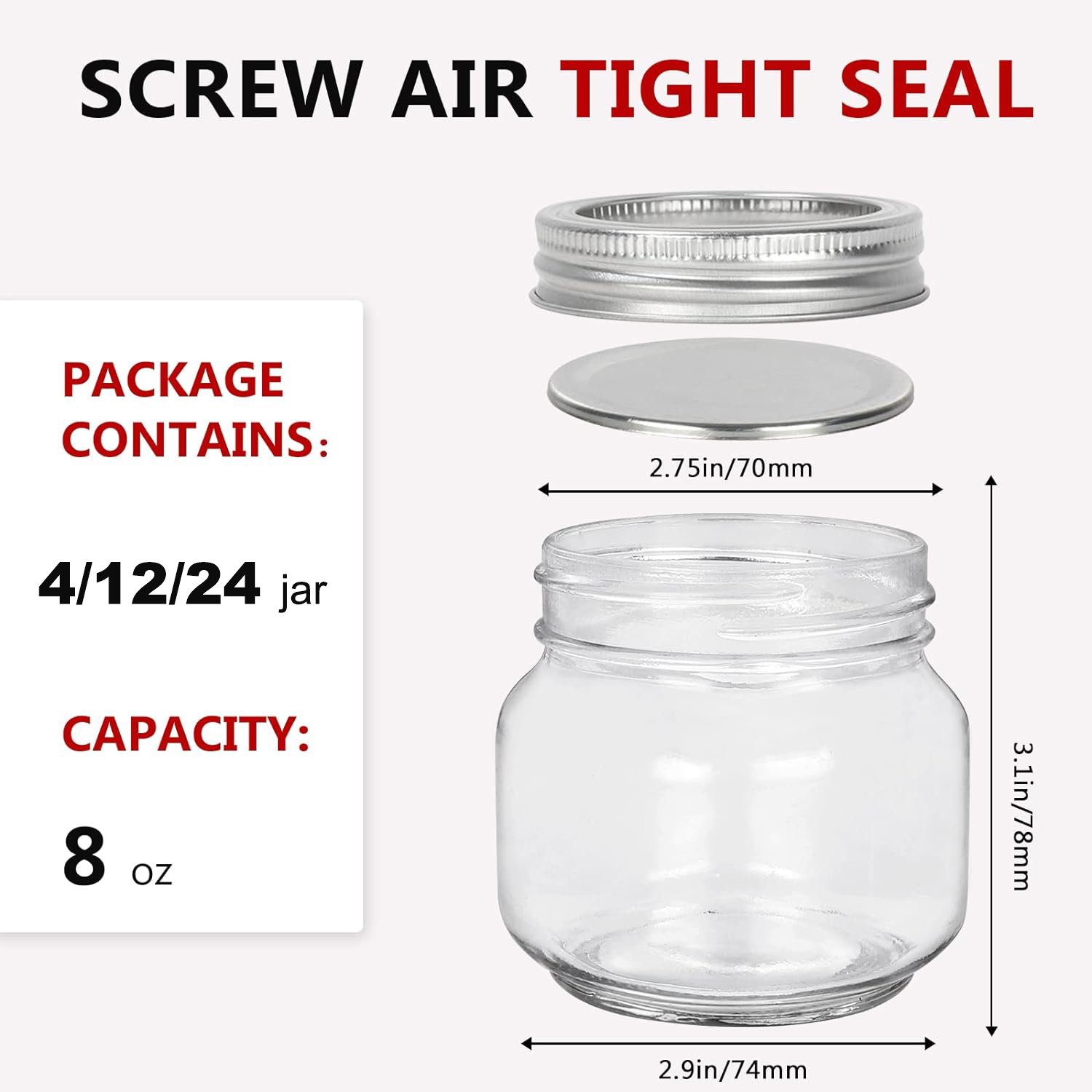 Mason Jars 8oz Regular Mouth G - مراجعة Overnight Oat Jar وسعره