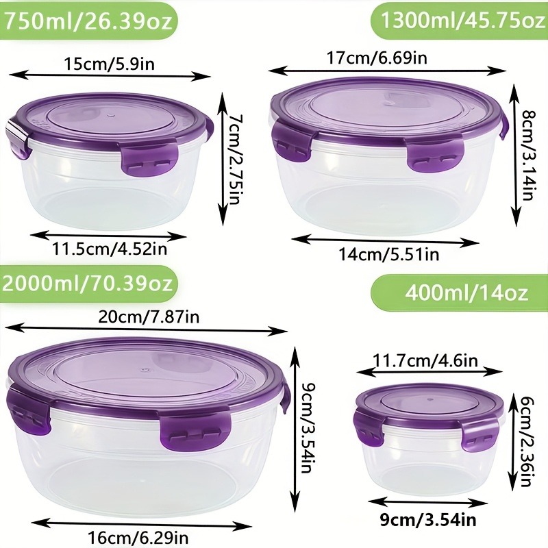 Vibrant 8-Piece Food Storage S - مراجعة Meal Prep Ideas وسعره