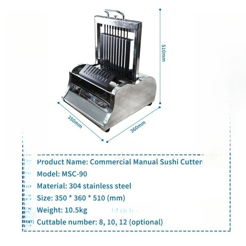MSC-90 Commercial Sushi Cuttin - مراجعة Rice Ball Mold وسعره