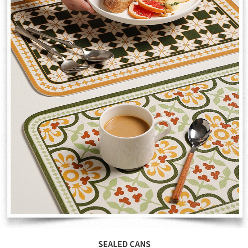 Leather Dining Table Mat Indiv - مراجعة Food Prep Mat وسعره