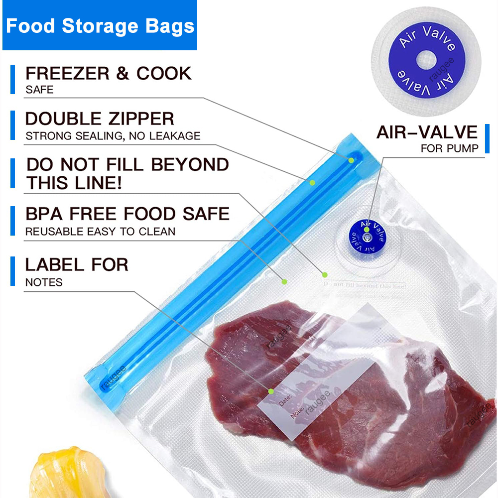 Vacuum Sealer Bags Vacuum Pack - مراجعة Meal Prep Vacuum Seal Containers وسعره
