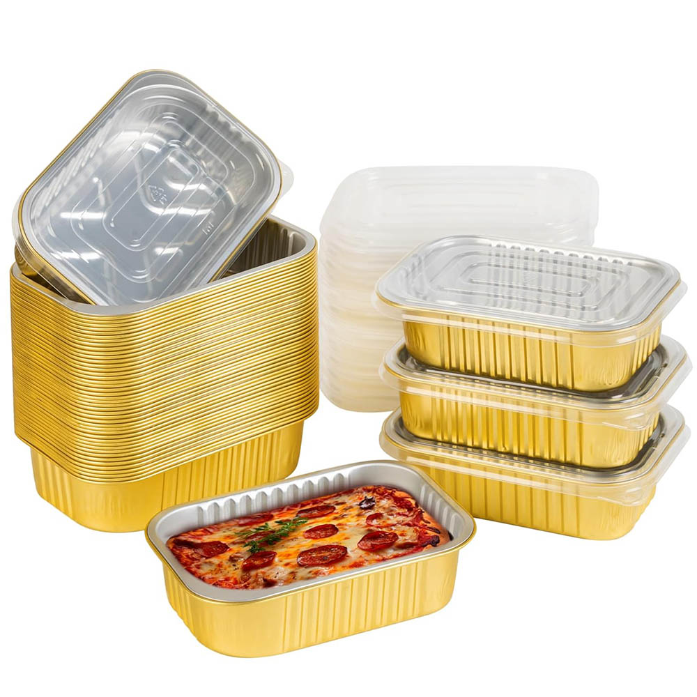 Small Aluminum Pans with Lids  - مراجعة Meal Prep Ideas وسعره