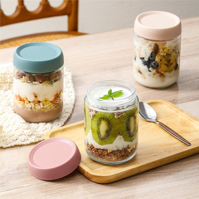 CHCH 6Pcs 500Ml Overnight Oats - مراجعة Overnight Oat Jar وسعره