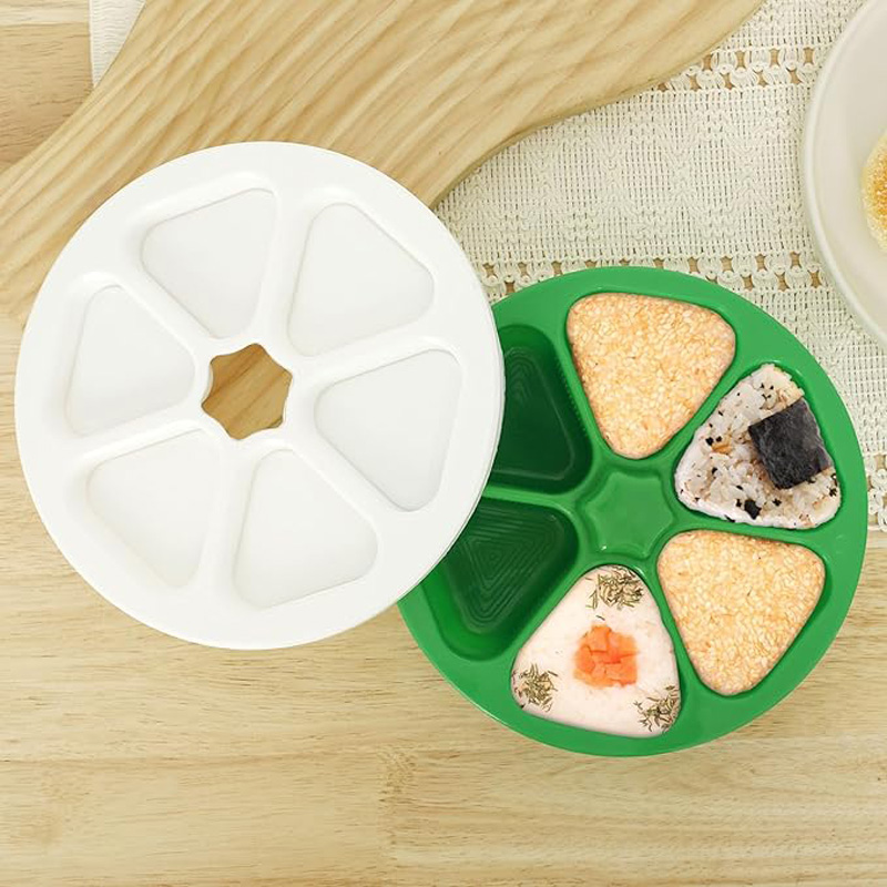 6 in 1 Sushi Maker Box Onigiri - مراجعة Rice Ball Mold وسعره