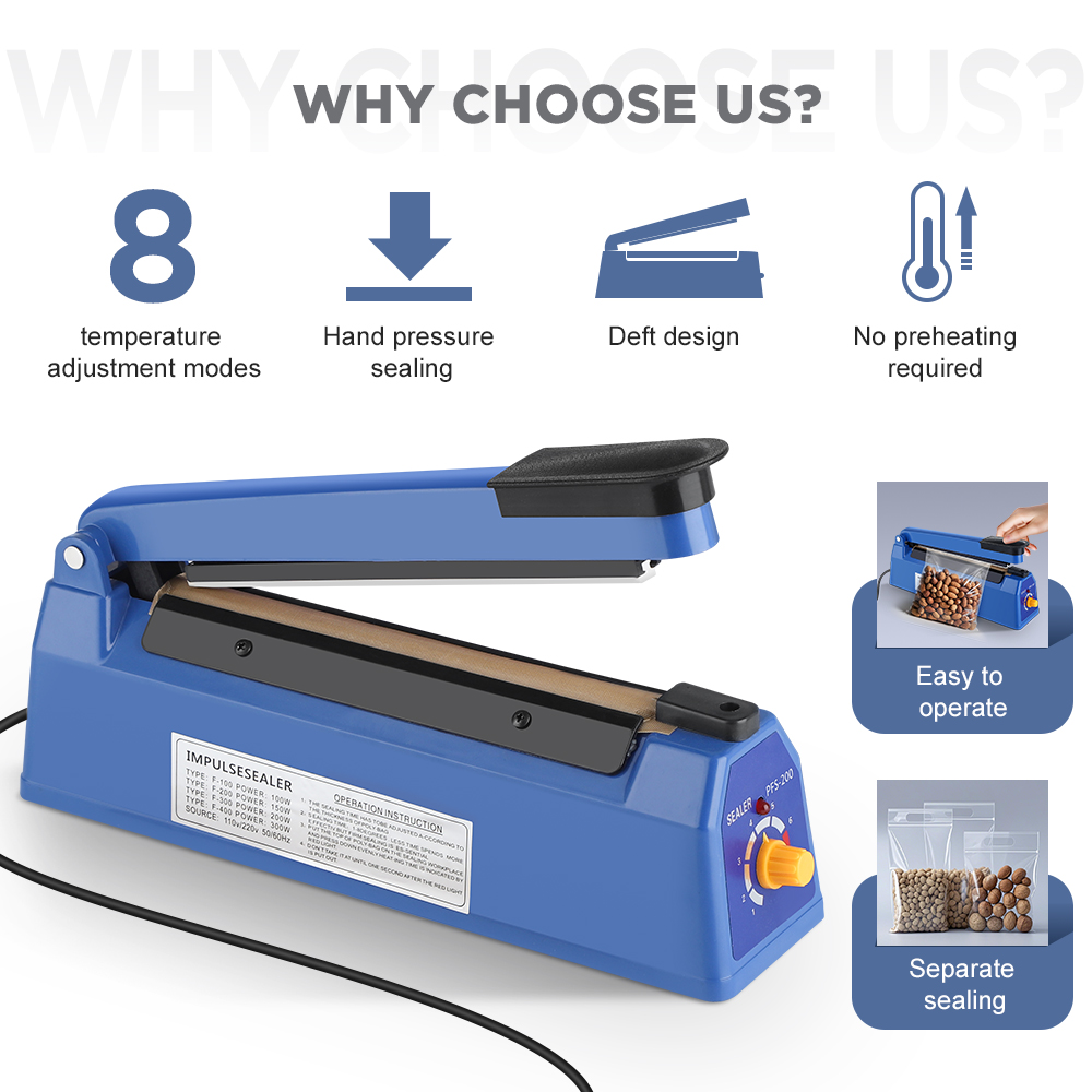 200mm Heat Sealing Machine Hom - مراجعة Meal Prep Vacuum Seal Containers وسعره