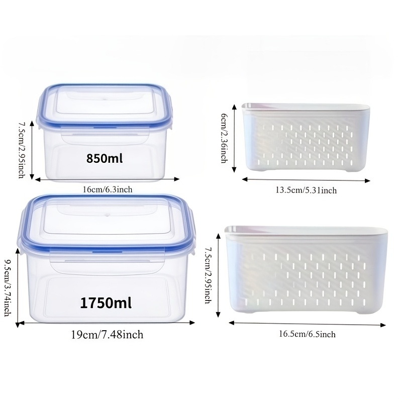 4pcs/Set Leak-Proof Food Stora - مراجعة Meal Prep Ideas وسعره