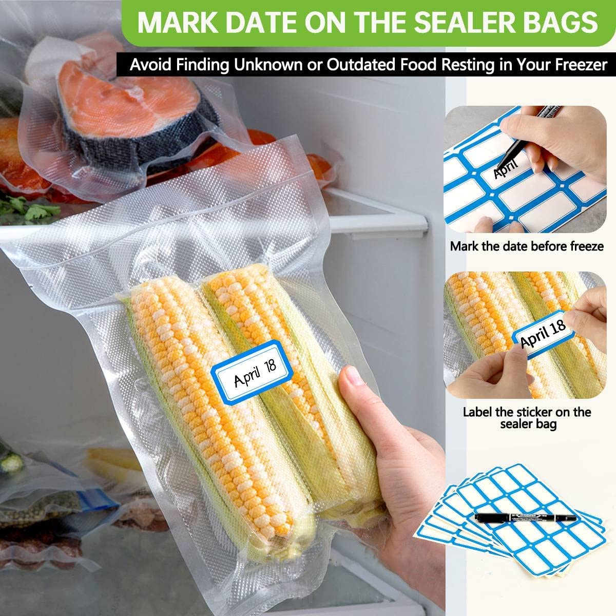 500cm/Rolls Food Vacuum Bags f - مراجعة Meal Prep Vacuum Seal Containers وسعره
