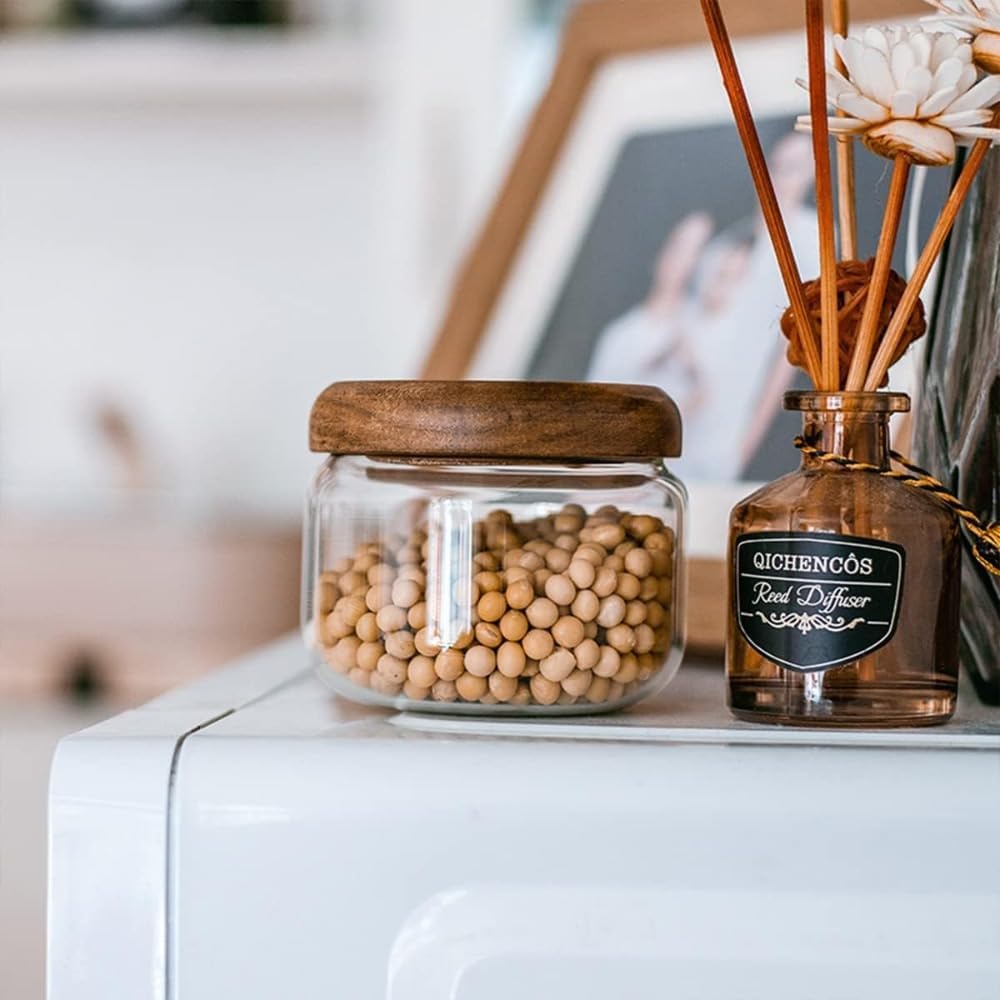 Glass Food  Containers with Wo - مراجعة Overnight Oat Jar وسعره