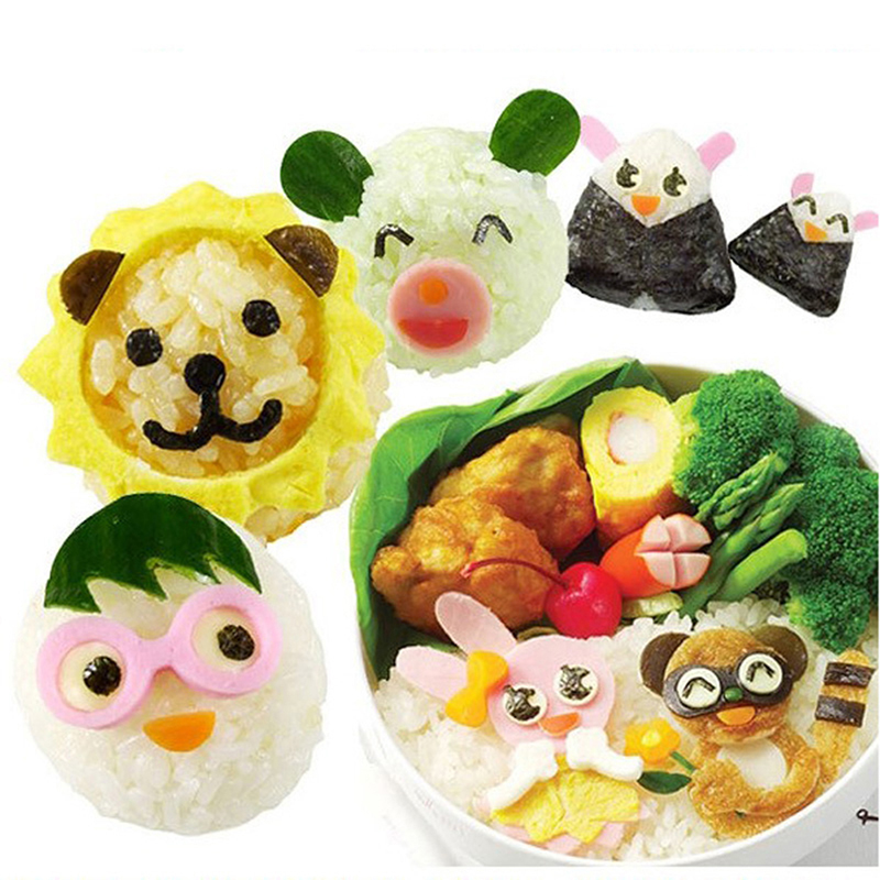 2/3/4Pcs Bento Decoration Rice - مراجعة Rice Ball Mold وسعره